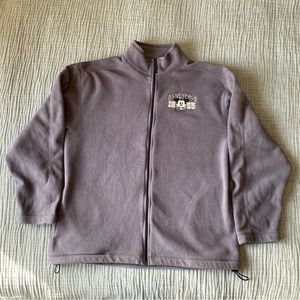 Disneyland 1955 Mickey Mouse Fleece Zipper Oversized Sweatshirt M